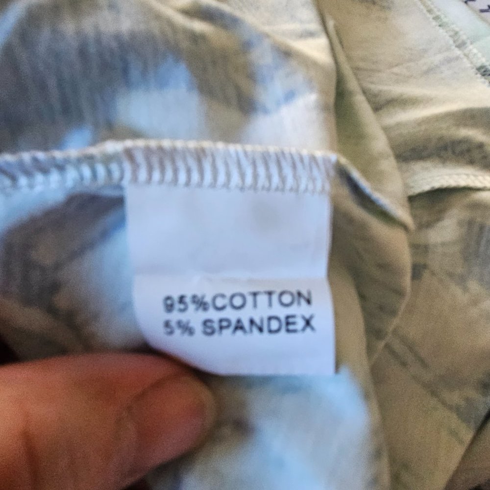 Nice Summer Dress, XL, blue green and white. - Picture 8 of 10